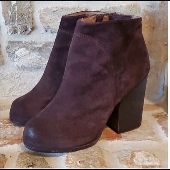 Jeffrey Campbell Hanger Brown Leather Ankle Boots size 7 - Picture 6 of 11